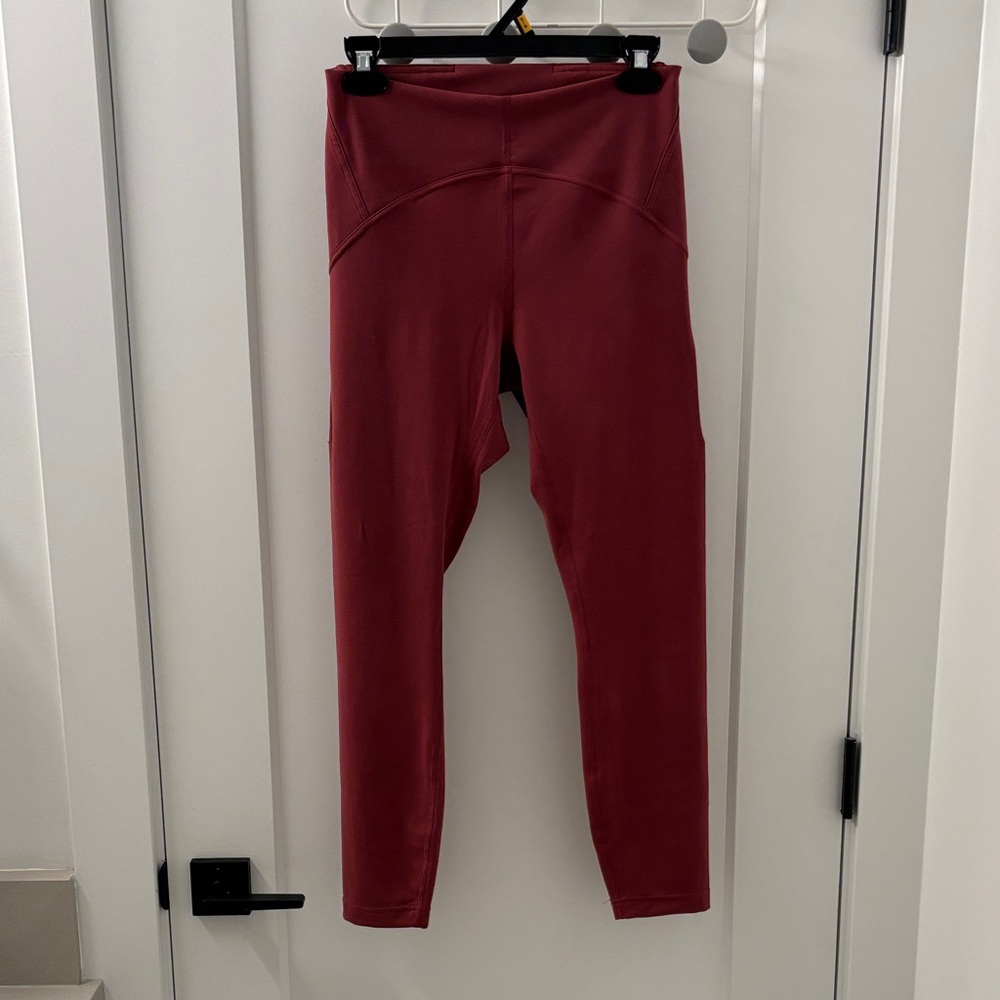 Lululemon Athletica Burgundy Leggings